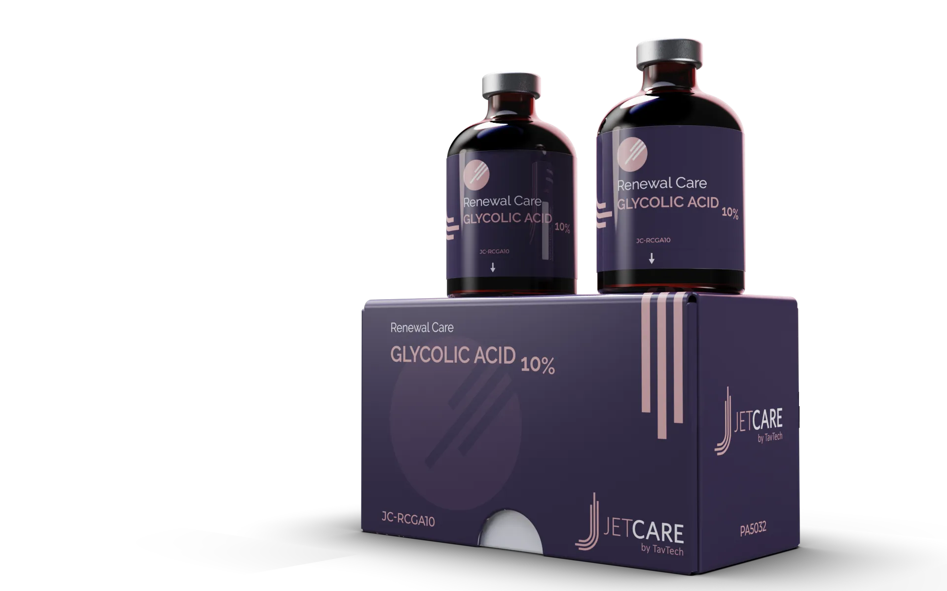 JetCare Renewal Glycolic 10% - Peeling modéré à l'acide glycolique pour exfoliation intermédiaire